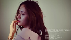 Character of cover of ELLE 6 month - internal heat of    of Krystal outside Gao Leng heats up _Kryst