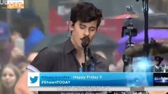 _Shawn Mendes of Sino-British caption of Live On Today Show