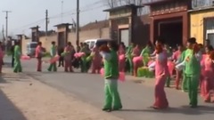 Short of music of _ of dance of fan of Lu Shaogang village