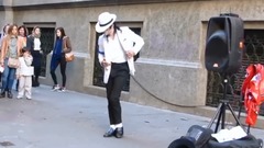 Michael Jackson En La Peatonal De Rosario_Michael 