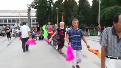 Tianjin seaside new developed area the park twists Chinese buy river on the west video of dancing of