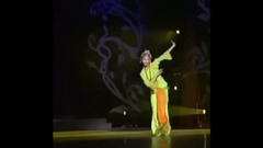 Dancing woman spends _ galaxy, dancing video