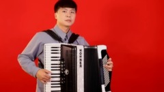 " red star song " - short of music of accordion 