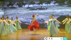 Galaxy of Chinese of _ of Yang Guifei of classical dancing of blue sky of the Guo that send billows