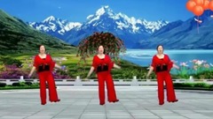 The galaxy of _ of brilliant square dance of Chairman Mao, dancing video