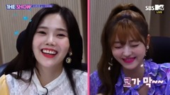 Of OH MY GIRL sow a newspaper - put together of Korea of THE RADIO SHOW 18/09/18_ art, OH MY GIRL