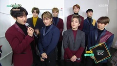 181102Bank of music of Music Bank- Interview waits for unit room to interview EXO Cut_EXO, EXO-M, EX