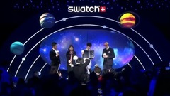 Swatch X Wang Junkai designs wrist to express Wang Junkai of news briefing 19/03/28_ jointly