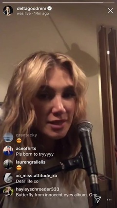 Instagram Live 28/3/2019_Delta Goodrem