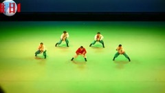 Gallop video of dancing of _ of dancing of the Monggol nationality