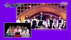 Behind the curtain of IZONE - 'THE SCENE' watchs check to record M! Galaxy of Korea of 190411_ of