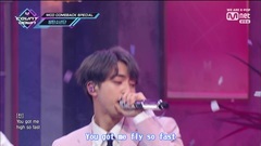 Boy With Luv - Mnet M! Mood of 19/04/18 of caption of Chinese of Countdown spot edition turns group