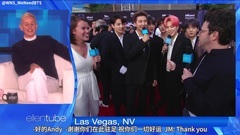 [The word in WNS] 190502 TheEllenShow:BTS BBMAs re