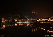 Southeast drunk beautiful Guizhou, press down ancient town, the night scene of beautiful beauty, let