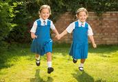 After the operation departs even body baby sister, England survives, go to school hand in hand nowad