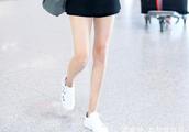 182cm Zhang Zilin wears shorts elegant leg, figure