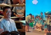 Liu Dehua's couple attends daughter graduate cere