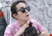 Li Chengxuan plunges into small plait to daughter Lucky, the child that obtain bud displays a kiss t