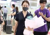 Ma Su shows body airport low-key show gives chopst