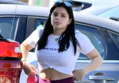 Ariel Winter of fashionable family female star gives a street to shop in los angeles, element colour