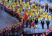 Delegacy of Chinese Olympic Games enters