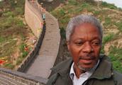 Annam of the secretary-general before U.N. dies, ever ascended Chinese Great Wall