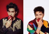 When Zhu Yilong, the male star such as Li Yifeng people place similar action, who more the eyeball t