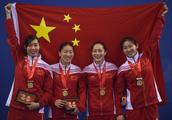 Fencing -- Asian tounament: Group of sword of Chinese woman admire wins championship