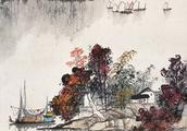 The 3 gorge in water Chinese ink, more extensive great is gallant! -- Huang Chunyao work!