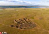 Inner Mongolia prairie shows " Buddha god palm "