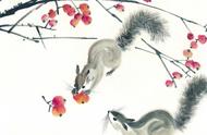 Strokes of enjoyable traditional Chinese painting,