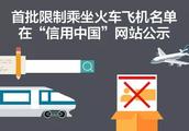 Remind Piao first 169 break his promise badly the person will be restricted to take train plane!