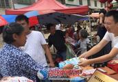 Town of bridge of home of the Kingdom of Wei of Shao Dong county begins food safety to publicize wee