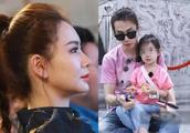 Star is whole not face-lifting gives birth to a child to know, visited Qi Wei's daughter, this chin