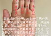 Mr Huang Junwen opens palm turning over divinatory symbols the true bogus of geomantic usage