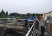 Sewage treatment plant of survey of subprefect of government of county of water Wu dynamic ｜ Comrade