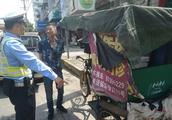 " big punish " Shanghai policeman adds tricycle 